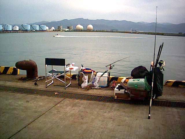 本日の釣り座
