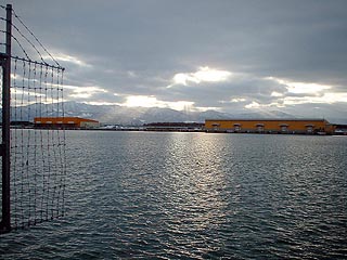 樽川方向夕方