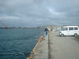 釣り座の右側